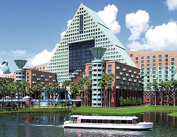 Disney Swan and Dolphin 06 Canal View